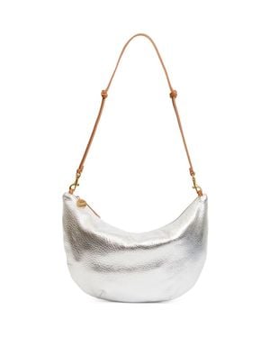 Clare V. Lune Metallic Leather Shoulder Bag