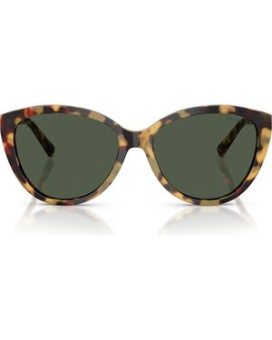 Tiffany & Co. 56Mm Polarized Cat Eye Sunglasses - Brown