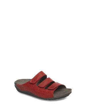 Wolky Nomad Slide Sandal - Red