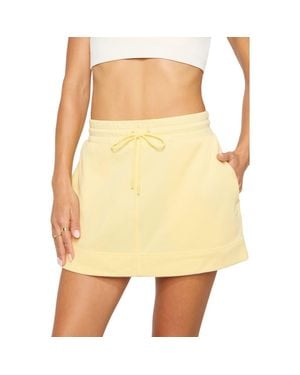 Fabletics Year Round Terry Mini Skirt - Yellow
