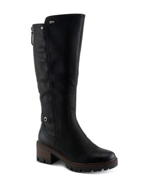 Spring Step Lexis Water Resistant Knee High Boot - Black