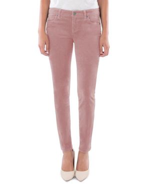 Kut From The Kloth Diana Stretch Corduroy Skinny Pants - Pink