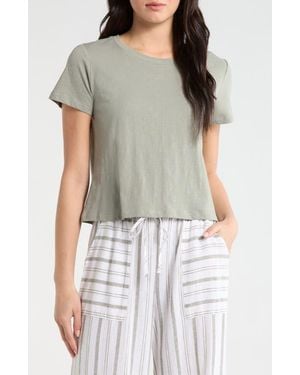 Splendid Louisa Short Sleeve T-Shirt - Green