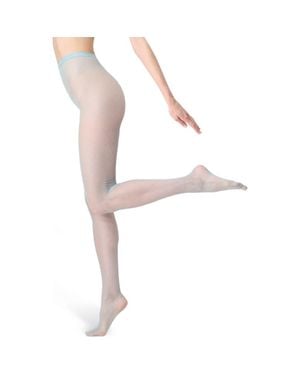 Oroblu Collant Tricot Fishnet Tights - White