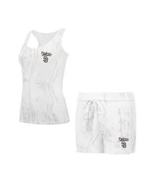 Concepts Sport San Diego Padres Quartz Tank Top & Shorts Set - White