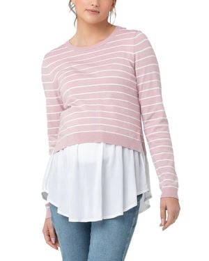 Ripe Maternity Sia Nursing Knit - White