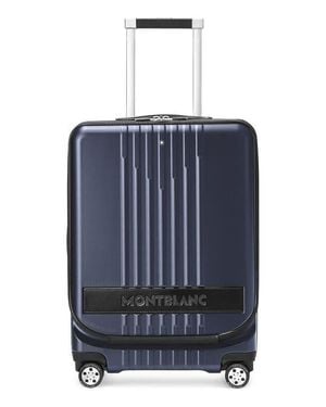 Montblanc #My4810 Cabin Trolley Carry-On Spinner Luggage - Blue