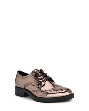 Nine West Studey Brogue Derby - Brown