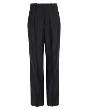 Jil Sander Relaxed Straight Leg Pants - Black