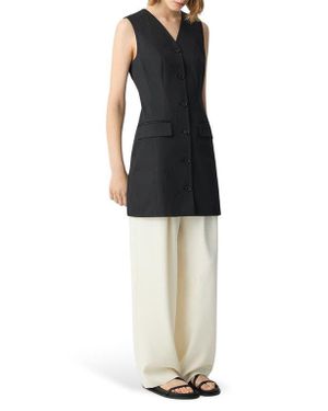 Theory Sleeveless Blazer Dress - Black