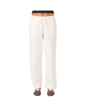 O'neill Sportswear Sevie 2 Drawstring Cotton Twill Pants - White