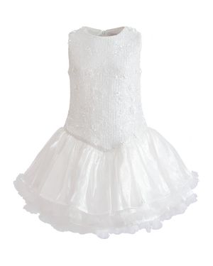Tulle Ameliora Ruffle Skirt Set - White