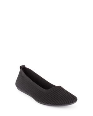 Tahari Vilamoura Knit Ballet Flat - Black
