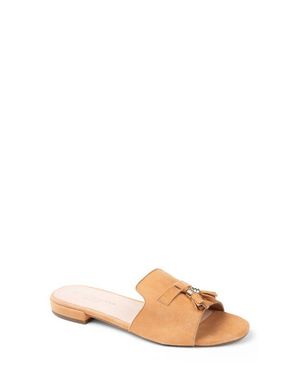 Patricia Green Capri Tassel Flat Slide Sandal - Multicolor