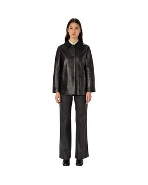 Gerard Darel Neva Leather Jacket - Black