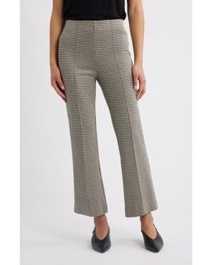 Rag & Bone Irina Leopard Print Ponte Flare Ankle Pants - Multicolor