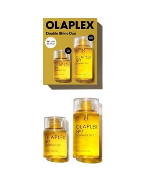 OLAPLEX Double Shine N°7 Bonding Oil Duo $88 Value - Yellow