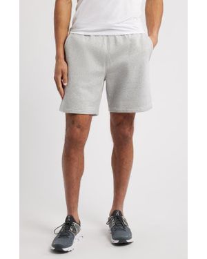 Zella Vital Fleece Performance Shorts - Gray
