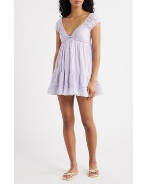 BDG Belle Romper - Purple