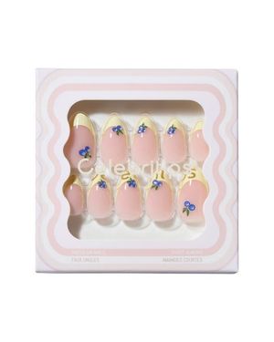 CELEBRITIPS Short Almond Press-On Nails - Pink