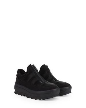 Pajar Gala Front Zip Waterproof Platform Ankle Bootie - Black