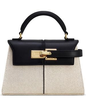 JW PEI Elise Faux Leather Top Handle Bag - Black