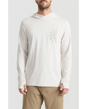 Roark Venture Lightweight Upf 50+ Hoodie - White