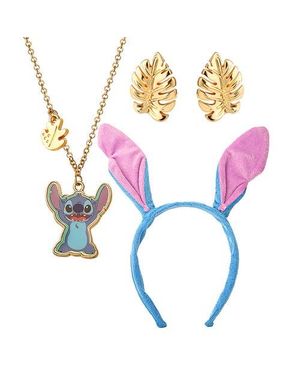Disney Headband, Earring, And Necklace Set, 16 + 3 Necklace - Multicolor