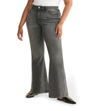 WARP+WEFT Nao High Waist Bootcut Jeans - Black