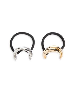 Tasha 2-Pack Metal Ponytail Holders - Multicolor