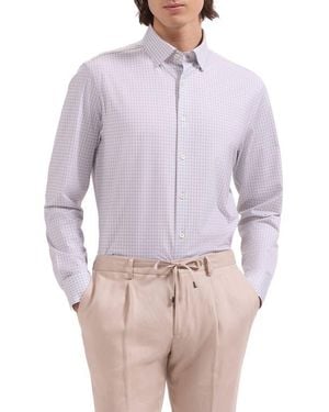 Bugatchi Jules Ooohcotton Check Button-Down Shirt - Multicolor