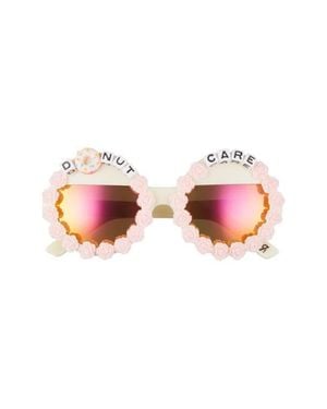 Rad & Refined Donut Care Round Sunglasses - Pink