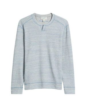 Tommy Bahama Fairmonte Abaco Reversible Notch Neck Sweatshirt - Blue
