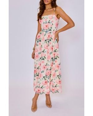 Vici Collection Amelie Floral Maxi Dress - Multicolor
