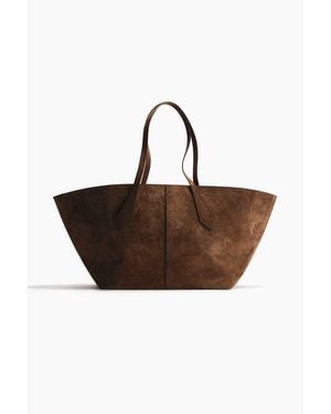 H&M Suede Shopper - Brown