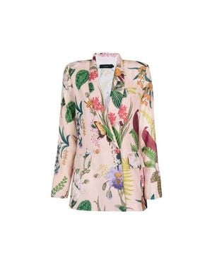 No Pise La Grama Marcela Tailored Jacket Suit - White