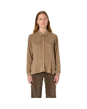 Gerard Darel Honorine Jersey Shirt - Brown