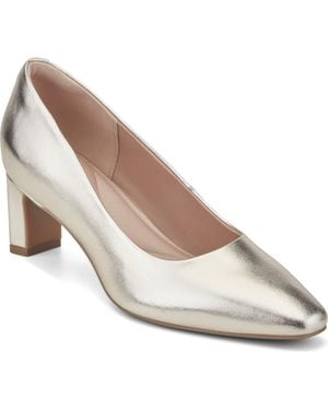 Rockport Merida Almond Toe Pump - White