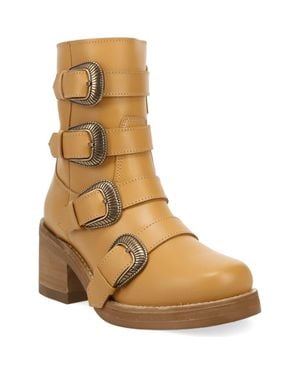 Dingo Topanga Buckle Strap Bootie - Brown