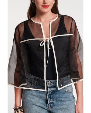 Frances Valentine Parker Swing Top - Black
