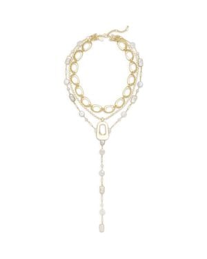 Ramy Brook Elissa Multi Strand Necklace - Metallic