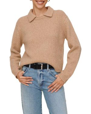Bella Dahl Merino Wool & Cashmere Blend Sweater - Blue