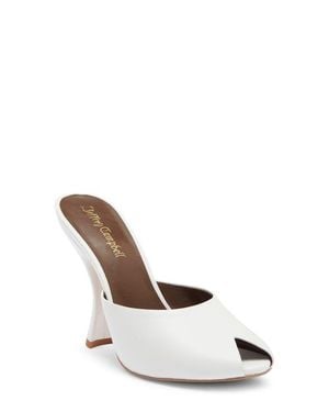 Jeffrey Campbell Fresa Peep Toe Sandal - White