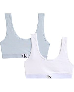 Calvin Klein Kids' 2-Pack Sports Bras - Blue