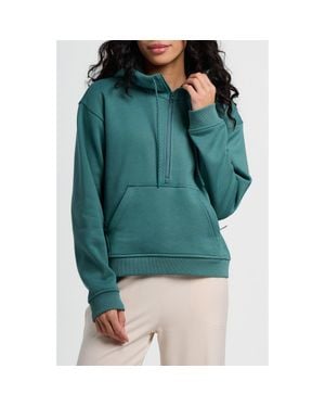Free Fly Northcoast Fleece Half Zip Hoodie - Green