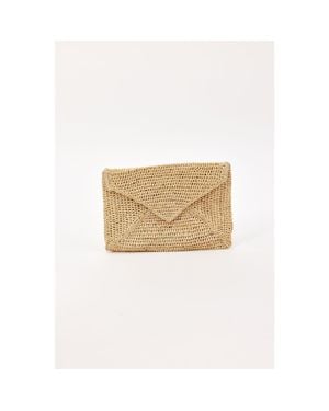 Hat Attack Emmie Envelope Clutch - White