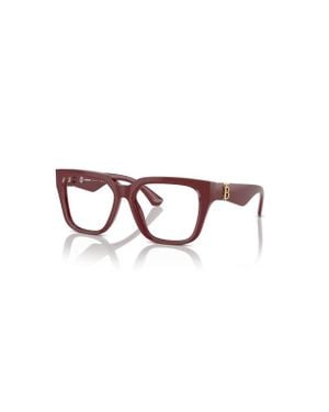 Burberry 53Mm Square Optical Glasses - Brown