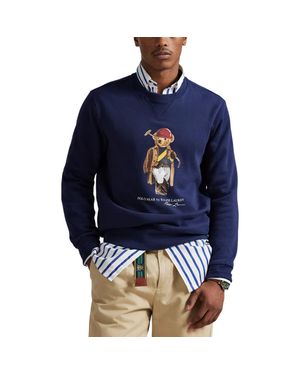 Polo Ralph Lauren Polo Bear Fleece Graphic Sweatshirt - Blue