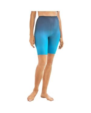 Swim 365 High-Waist Full-Coverage Swim Bike Short - Blue