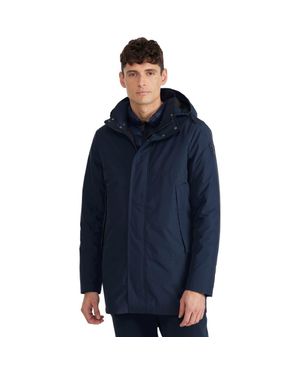 Pajar Altair Mid Length Parka With Welded Detail And Detachable Hood - Blue
